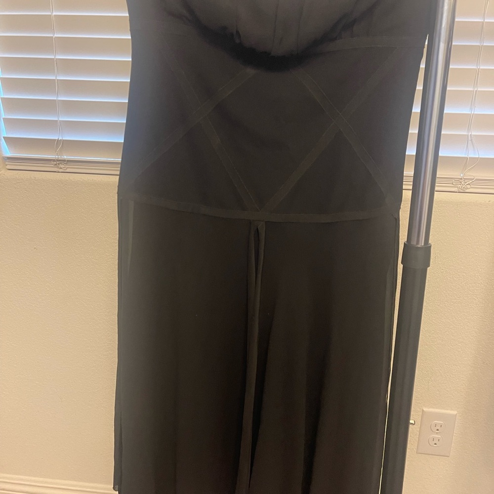 Nicole Miller Elegant Black Strapless Dress